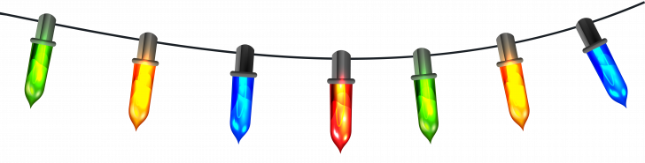 728x185 Christmas ~ Christmas Lights Clipart Transparent Png Image