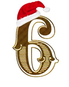 Holiday Numbers Clipart