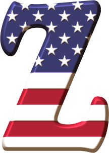 216x302 Alfabeto Con La Bandera De Usa Mateo Alphabet