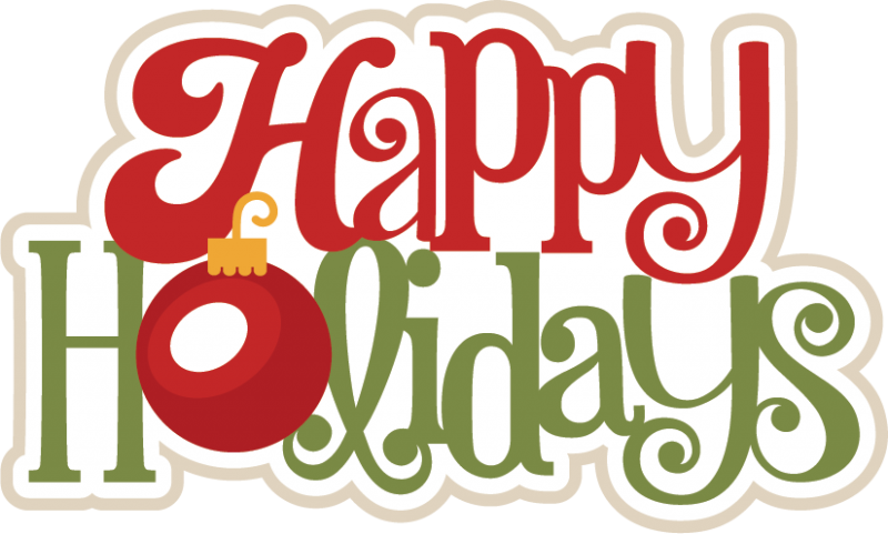 800x481 Happy Holidays Svg Scrapbook Title Christmas Svg Scrapbook Title