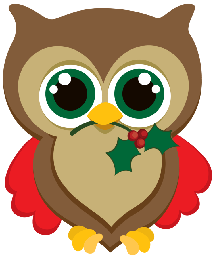 Holiday Owl Clipart | Free download on ClipArtMag