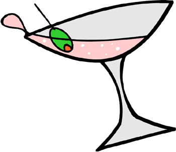 350x302 Free Holiday Cocktail Party Clipart