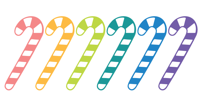 700x366 Candy Cane Clip Art + Cut Files