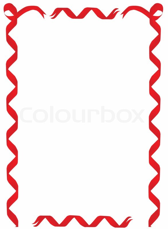 587x800 A Christmas Background Made Up Of Red Flowing Ribbons Stock