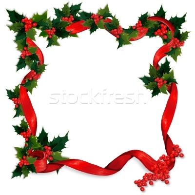 400x400 Free Christmas Ribbon Border Clip Art