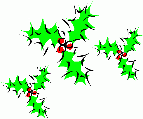 490x408 Holly Outline Clipart Cliparthut
