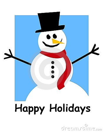 350x450 Holidays Snowman