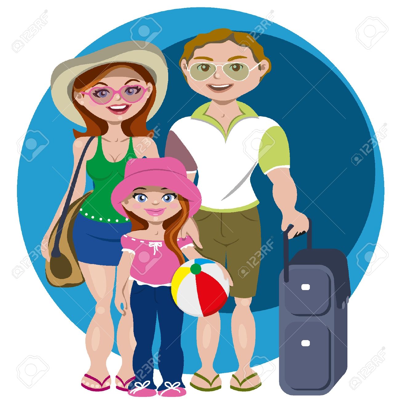1300x1300 Family Holiday Clipart