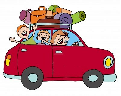 402x318 Vacation Clipart Funny Car