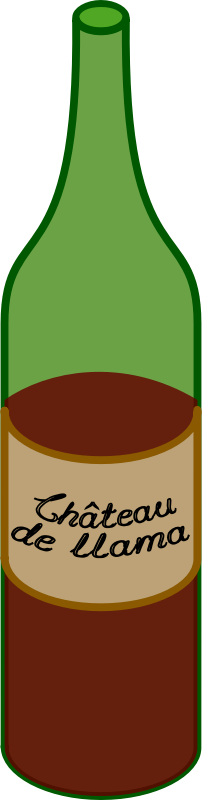 202x800 Wine Clipart Wine Bottle