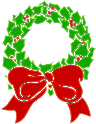 315x408 Clip Art Wreath