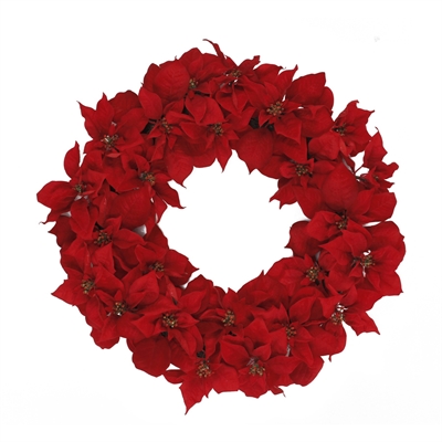400x400 Holiday Living 30 In Poinsettia Artificial Christmas Wreath