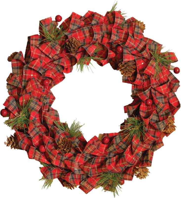 734x800 The Holiday Aisle Bows And Pine Cones Artificial Christmas 14