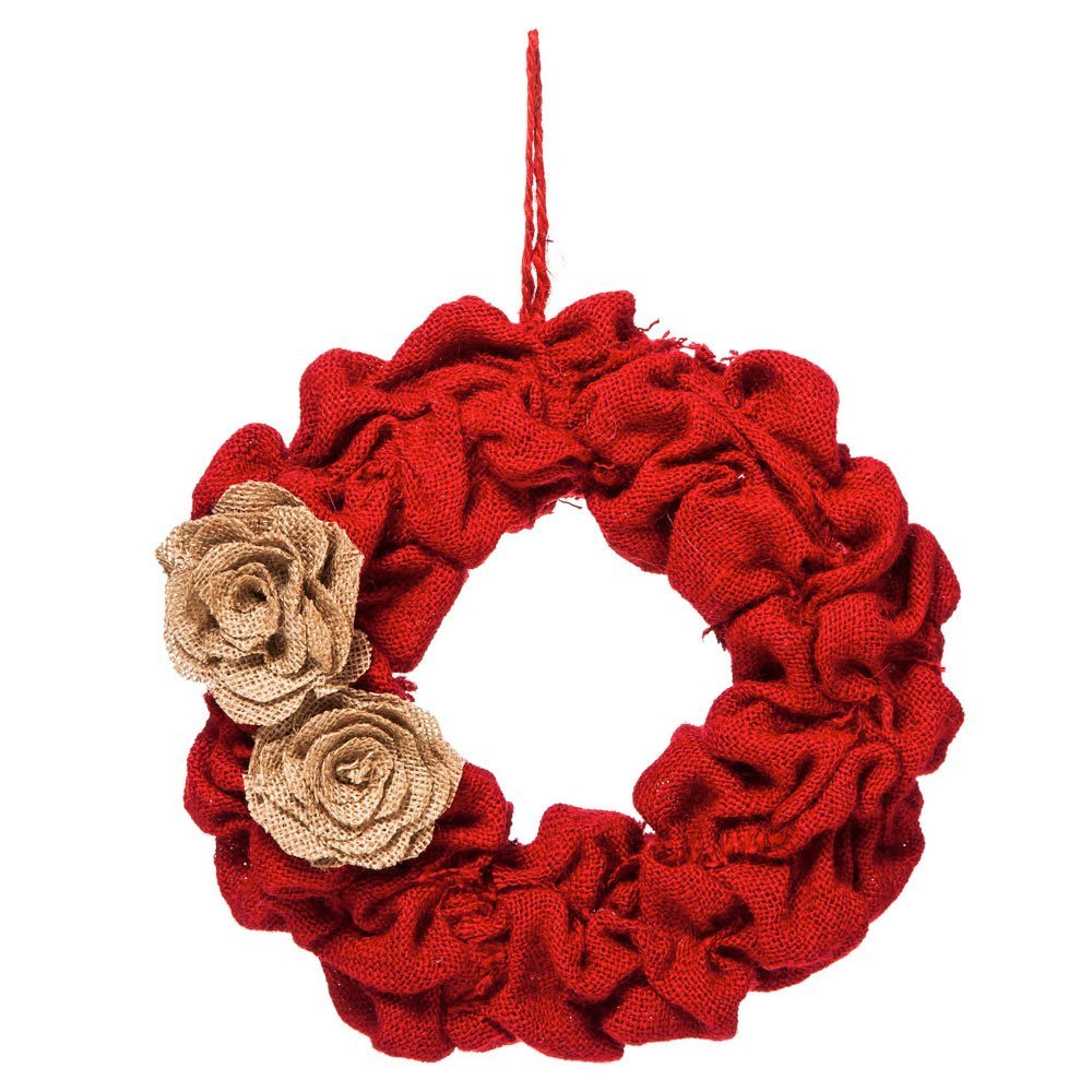 1000x1000 Holiday Burlap Wreath Home Amp Kitchen