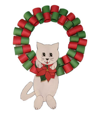 300x372 Cat Wreath