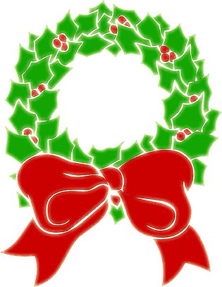 315x408 Best Christmas Wreath Clipart Ideas Clipart