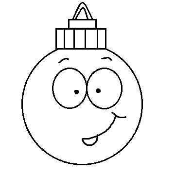 360x360 Christmas Ornament Clip Art Black And White Happy Holidays!