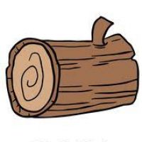 200x200 Wood Log Clipart