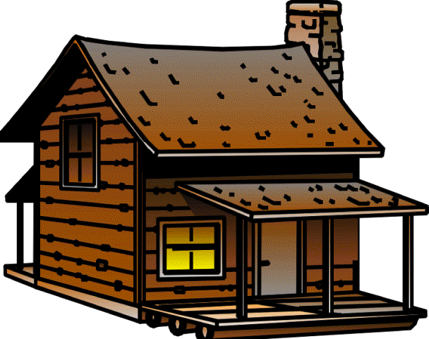608x480 Cottage Log Clipart, Explore Pictures