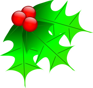 300x284 Holly Berry Clipart