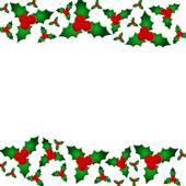 170x170 Holly Border Clip Art