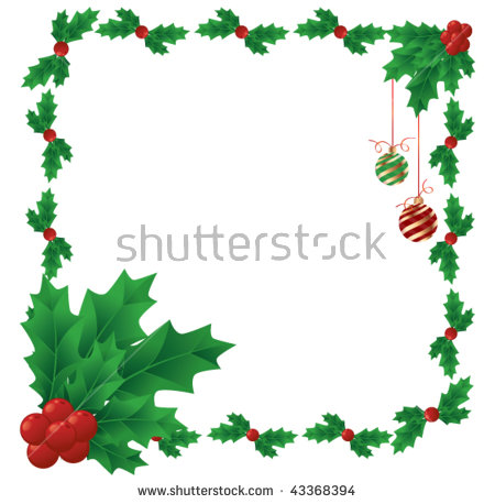 Holly Border Clipart | Free download on ClipArtMag