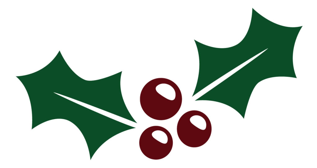 1023x543 Holly Leaves Free Clipart