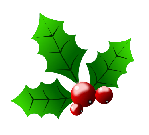 521x472 Free Christmas Holly Clip Art Merry Christmas And Happy New Year
