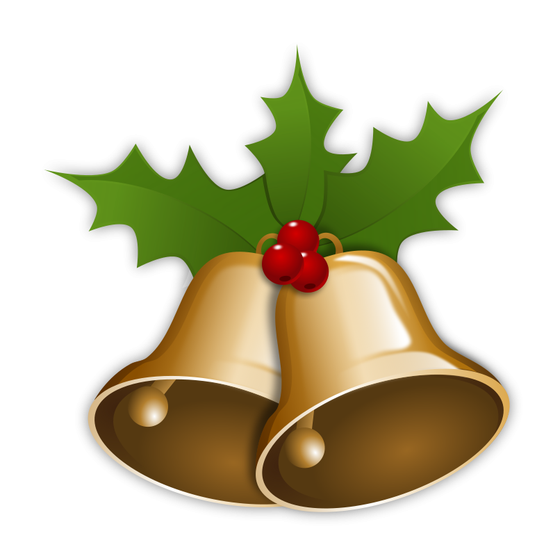796x800 Christmas Bells Clip Art