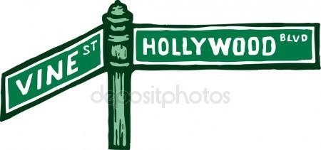 450x211 Hollywood Blvd Signs Clip Art Cliparts