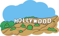 190x118 Hollywood Sign Clipart