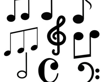 340x270 Music Clip Art Music Notes Svg Cut Files Music