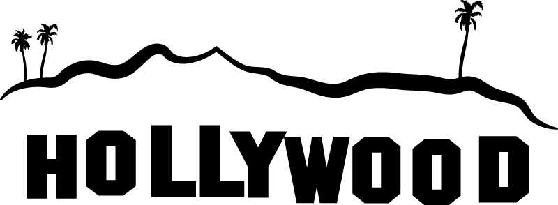 800x294 Hollywood Star Clipart