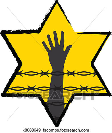 394x470 Clip Art Of Holocaust K8088649