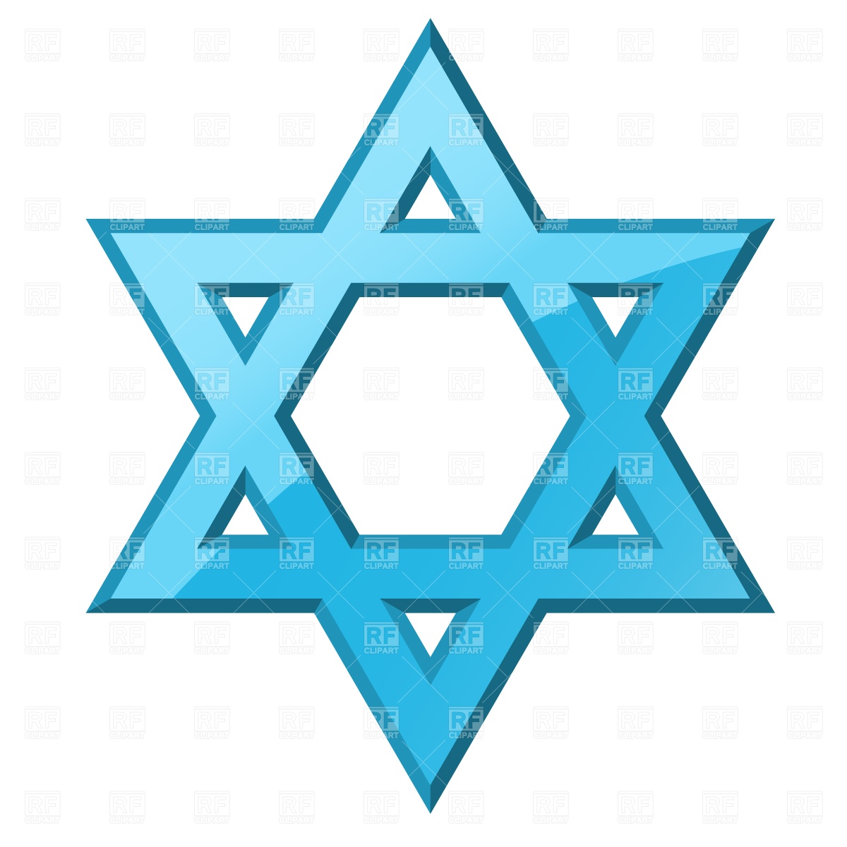 1200x1200 Star Of David Outline Clip Art