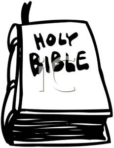 231x300 And White Holy Bible Clipart Image