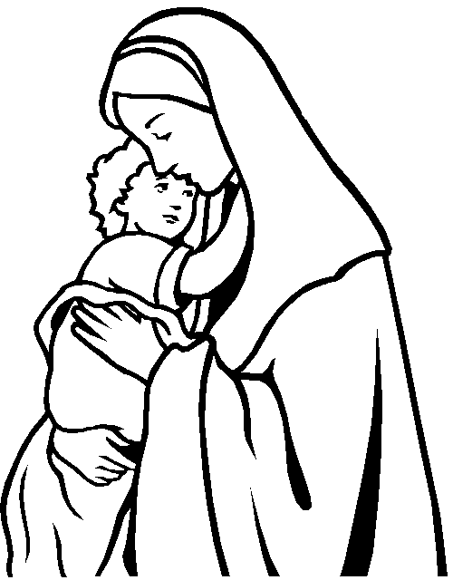 500x640 Holy Mary Mother Of God Clip Art Cliparts