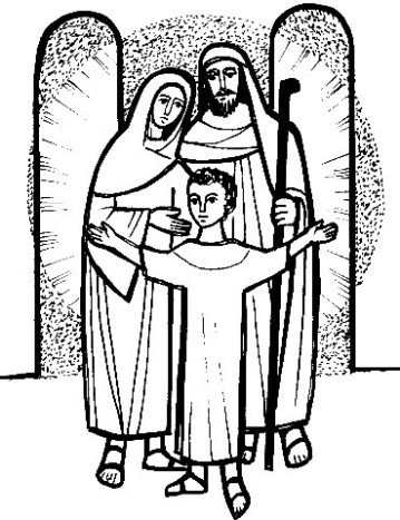 359x467 Clipart Holy Family