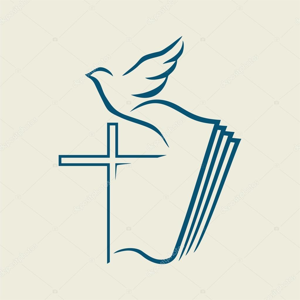 1024x1024 Holy Spirit, Cross, Dove, Bible Stock Vector Biblebox