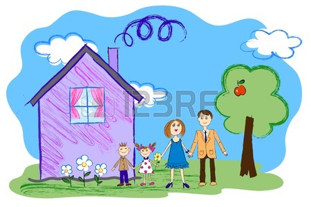450x300 16,166 Happy Family Home Stock Illustrations, Cliparts And Royalty