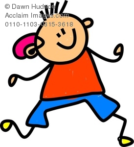 274x300 Clipart Image Of Cute Little Boy Wearing An Hearing Aid