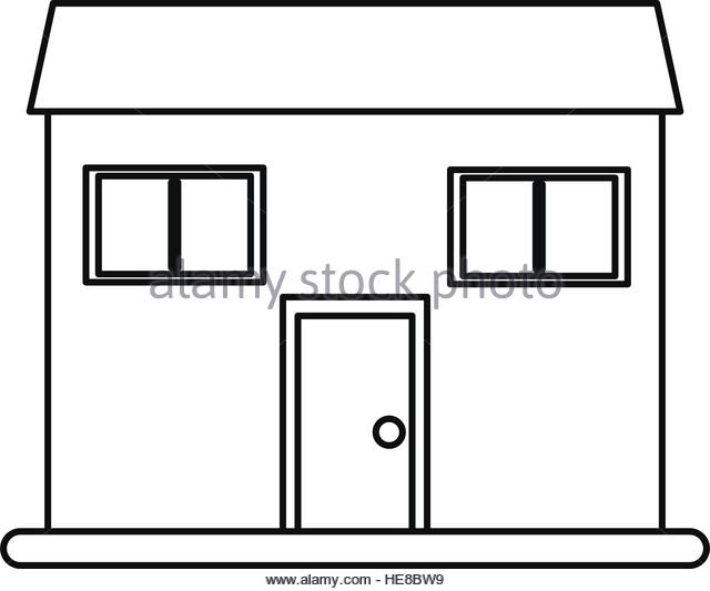 640x533 House Home Residential Style Outline Stock Photos Amp House Home