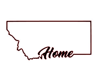 340x270 Montana Outline Etsy