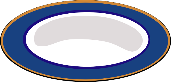 600x289 Small Basic Plate Clip Art