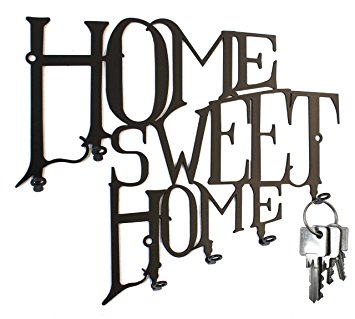 355x319 Home Sweet Home Key Hook Wall Key Holder