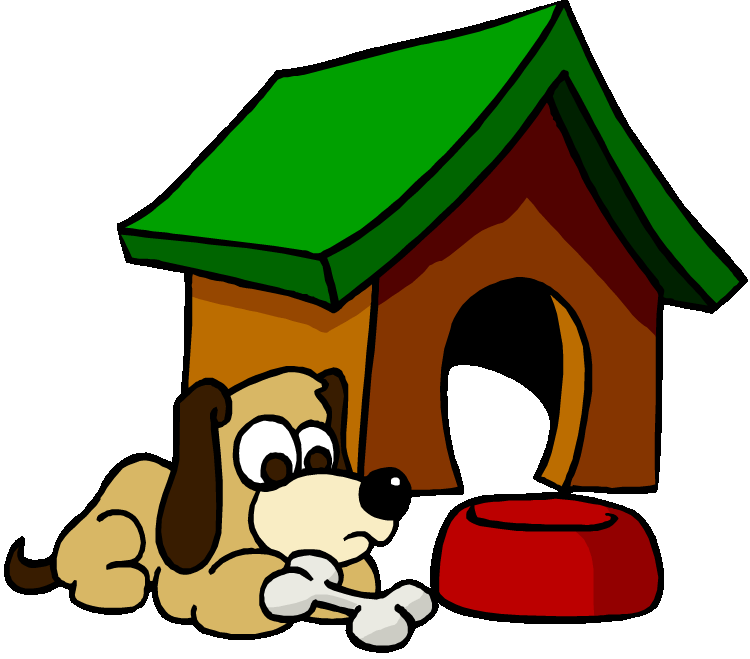 750x659 Free Dog House Clipart