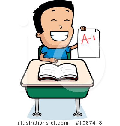 400x420 School Boy Clipart