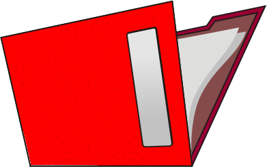 391x245 Red Folder Clipart