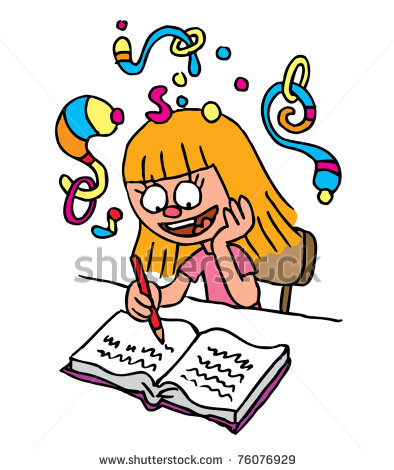 394x470 Girl Homework Clipart Clipart Panda