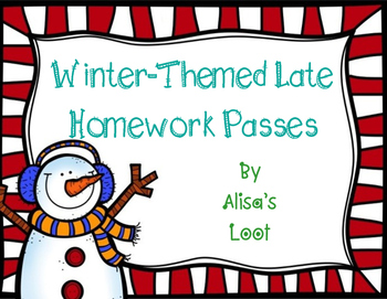 350x271 Winter Homework Passes Teaching Resources Teachers Pay Teachers